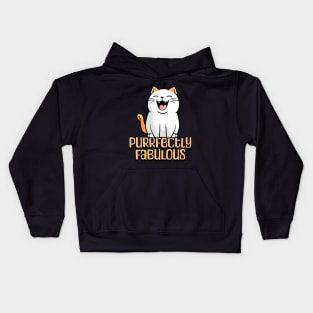 Purrfectly Fabulous Kids Hoodie